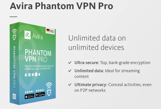 Avira Phantom VPN Pro crack